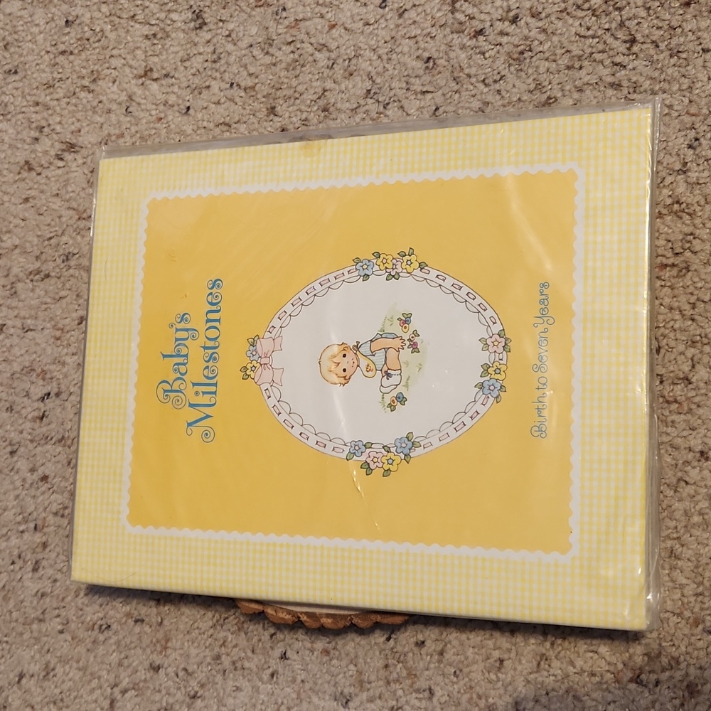 C.R. Gibson Baby's Milestones Book 1978